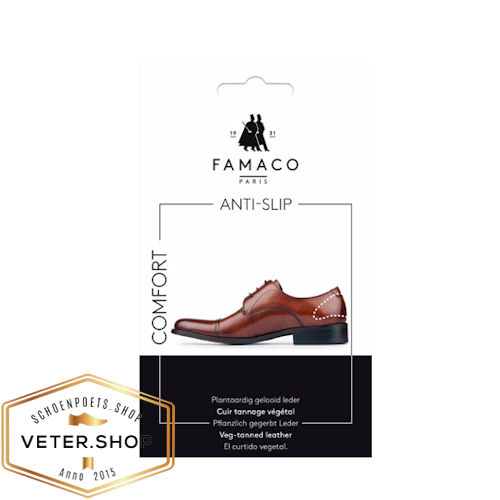Inlegzooltjes Hiel Comfort - Famaco Anti Slip