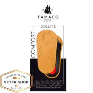 Inlegzooltjes Comfort - Famaco driekwartzool solette