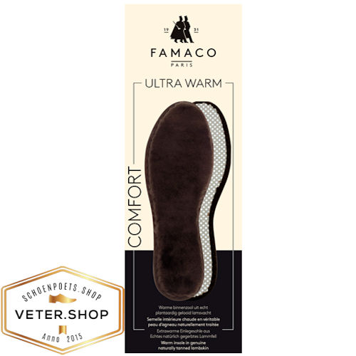 Tegen Bewusteloos Eentonig Famaco ultra warm inlegzool - Lamsvacht winter zooltjes - Veter.shop