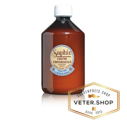 Saphir ledermelk voor glad leer 500ml fles