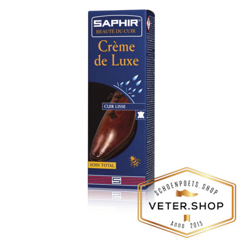 Zeker sticker Mail Schoenpoets - Saphir Crème de Luxe schoencream 75ml tube