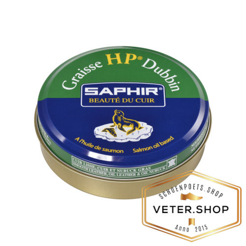 Saphir HP Dubbin Graisse Leervet voor zacht glad en gevet leer