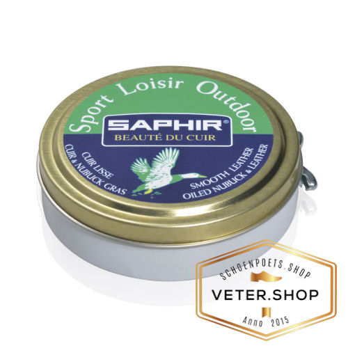Saphir Ledervet Sport voor zacht glad en gevet leer