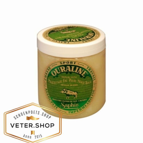 Saphir Ledervet Ouraline versoepelt glad leer en maakt het waterdicht