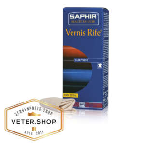 Saphir Vernis Rife reinig en glansmiddel voor lakleeer.