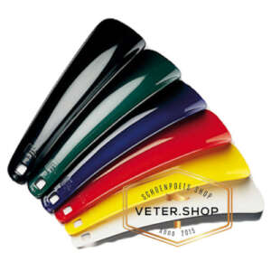Plastic gekleurde schoenlepel