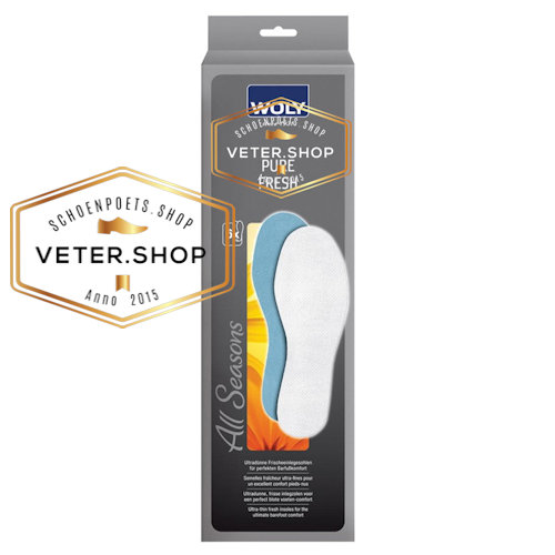 Woly Pure Fresh inlegzooltjes zomer 6 paar per verpakking
