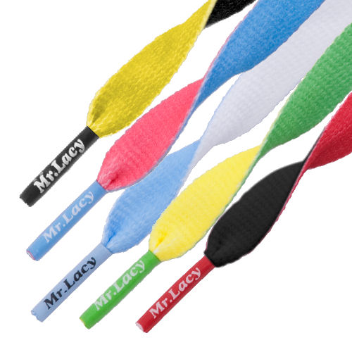 Twee kleuren sneaker schoenveter Mr.Lacy Clubbies Veter.shop