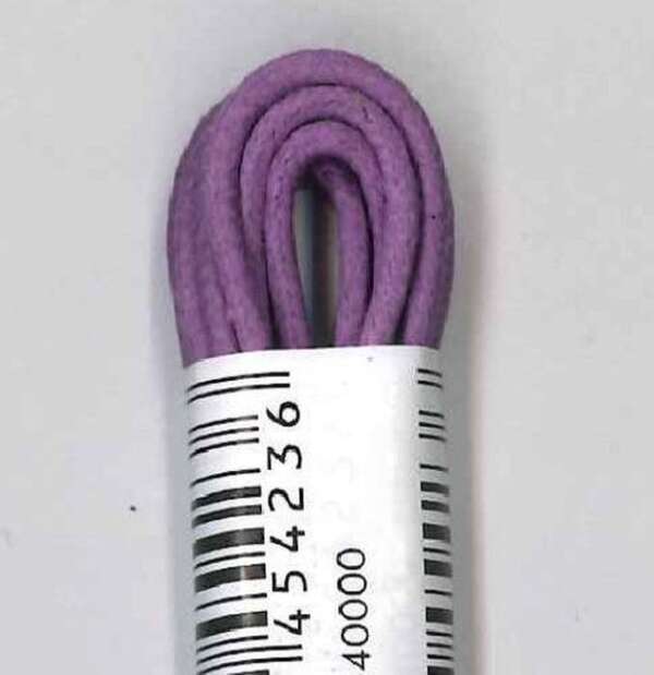 Wax schoenveters merkloos 90cm lila