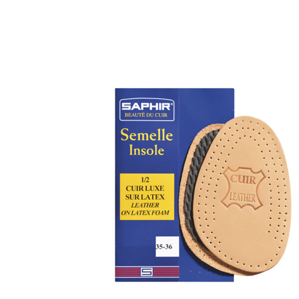 saphir voorvoet leer latex