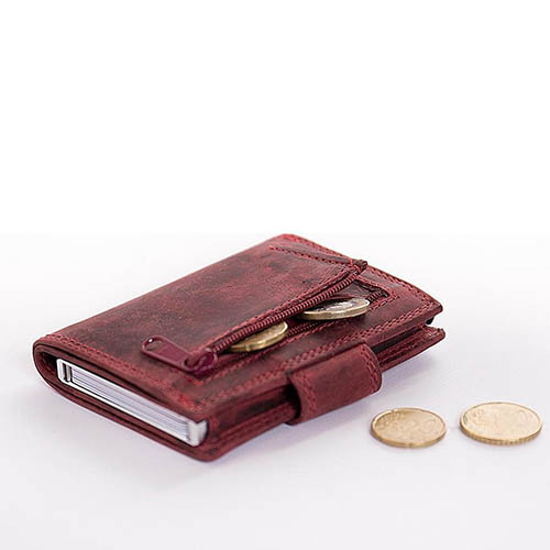 Figuretta rits billfold leder 9 pasjes - Veter.shop