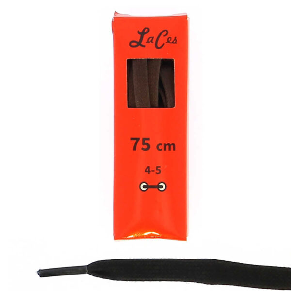 LaCes 8250 platte wax schoenveters