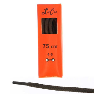 LaCes 8449 dikke ronde wax schoenveters